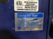 Ebara A70W Multi-Stage Dry Vacuum Pump - Serial# DAM00872 - PUMPS