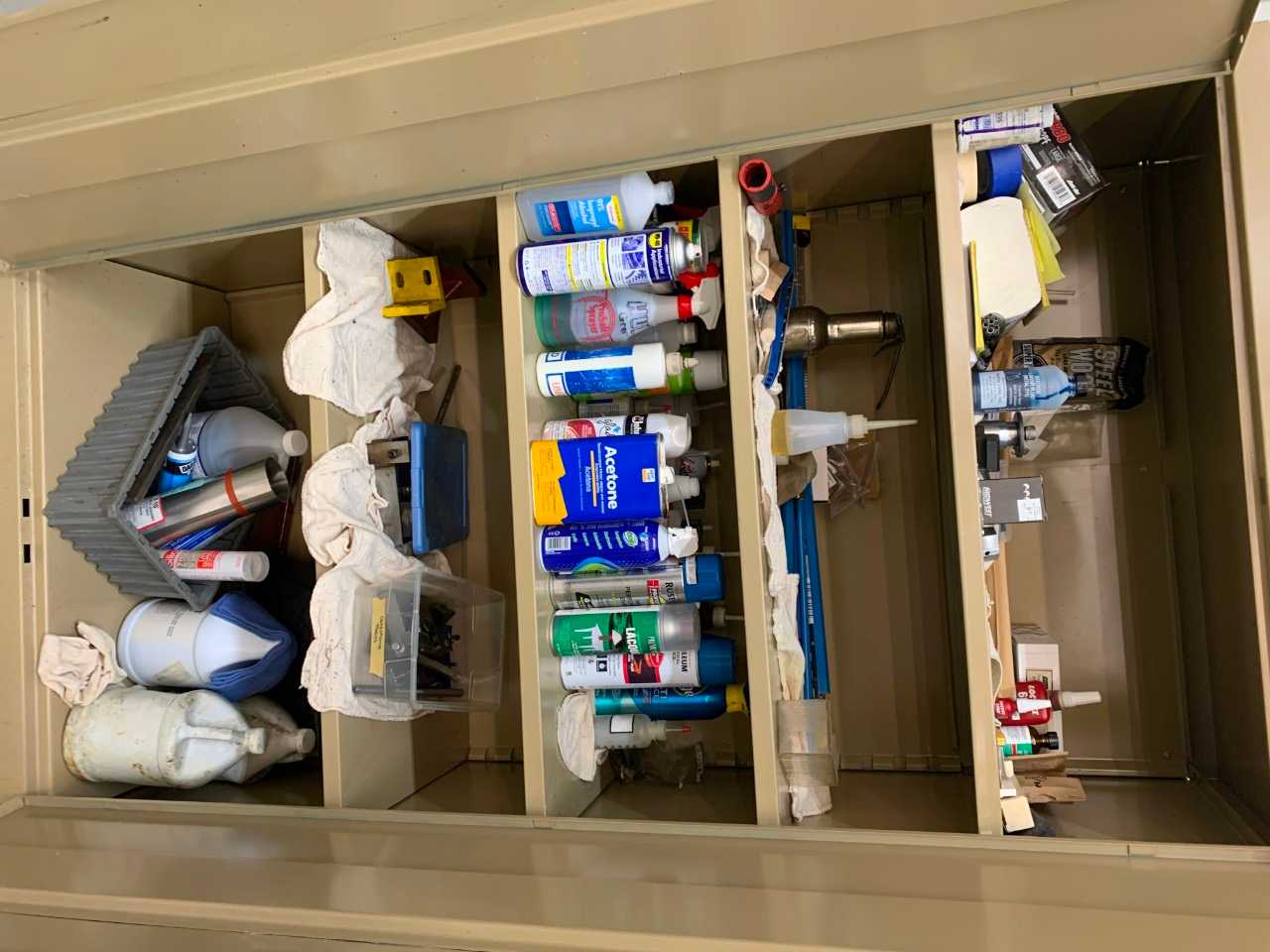Cabinet W/ All Contents - TOOL STORAGE