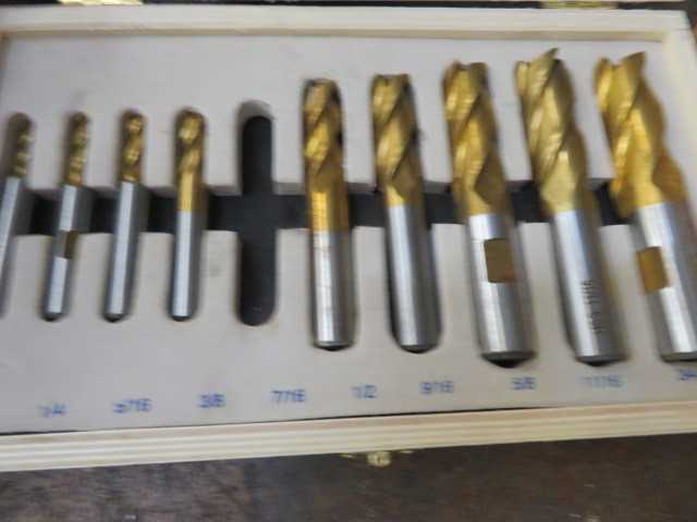 End Mill Set (2) Lot - MISCELLANEOUS
