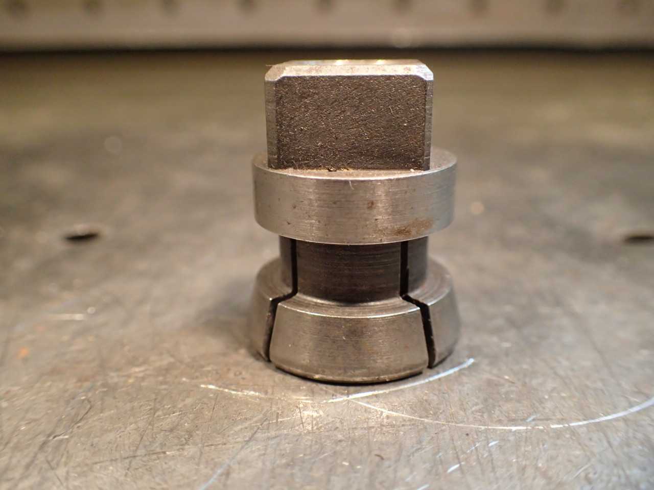 Ziegler 2LX-500R Square Drive Reamer Collet: 1/2" Smooth Bore, 2-TC-500R - HOLEMAKING TOOLS