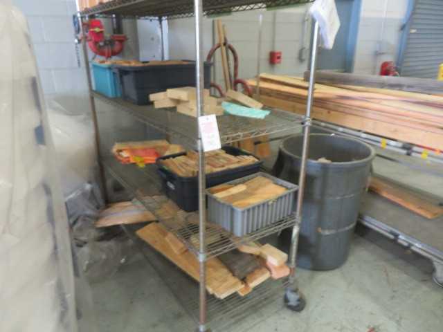 Metal Rack on wheels (2) Lot - MISCELLANEOUS