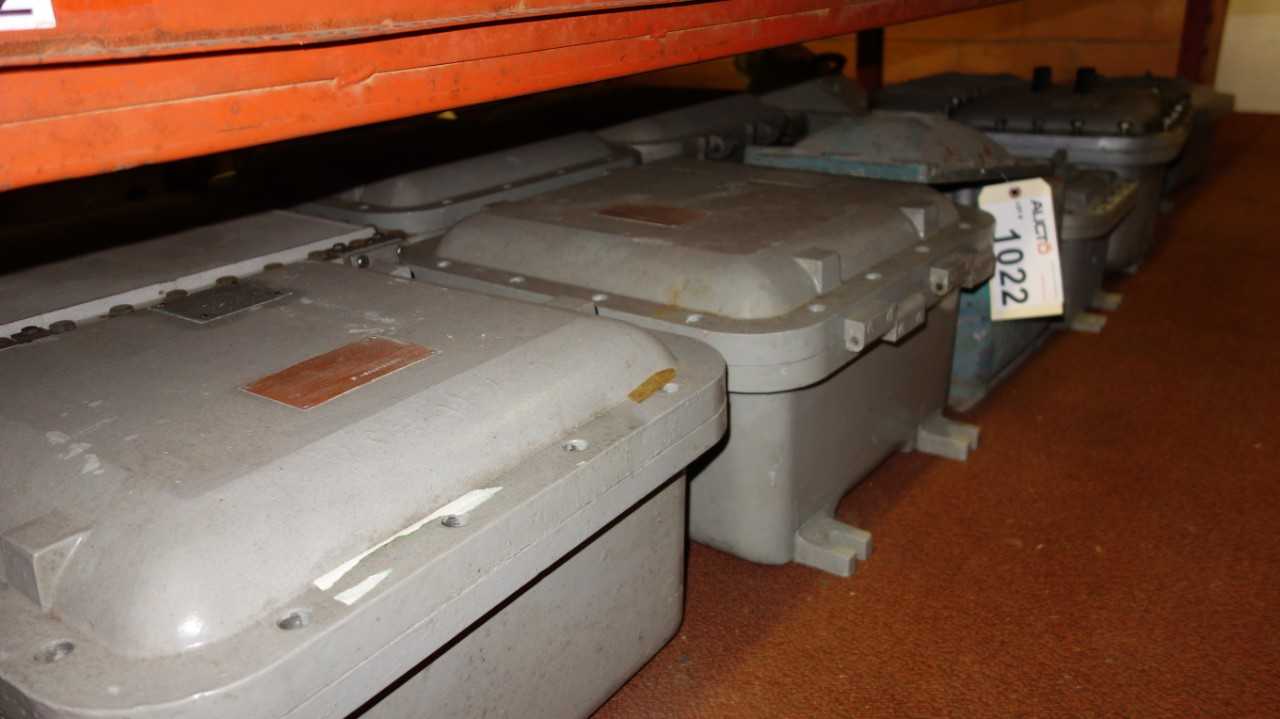 LOT OF ASSORTED ELECTRICAL CONTROL BOXES - ELECTRICAL ENCLOSURES