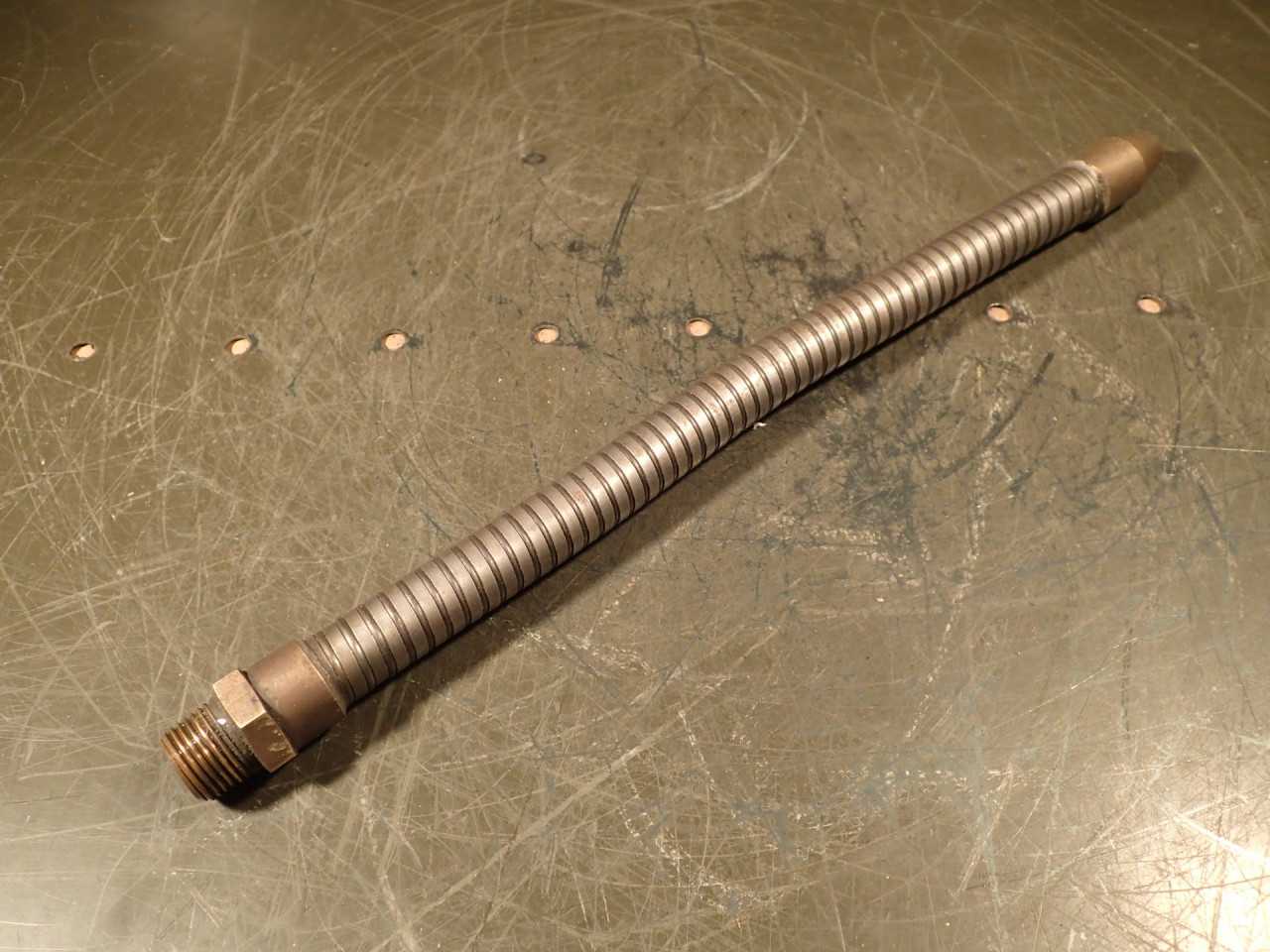 15" Long Machinist CNC Mill Milling Flexible Coolant Nozzle 1/2" NPT Thread - MACHINING ACCESSORIES & TOOLING