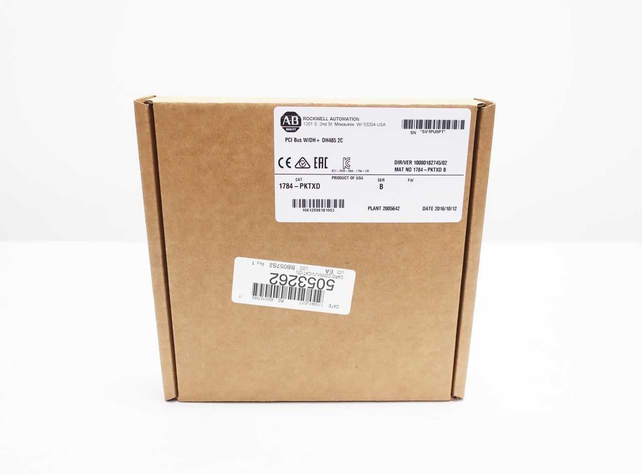 ALLEN BRADLEY 1784-PKTXD PCI BUS W/DH+DH485 2C INTERFACE CARD SER B ETHERNET AND COMMUNICATION MODULE - AUTOMATION & CONTROLS ALLEN BRADLEY 1784-PKTXD PCI BUS W/DH+DH485 2C INTERFACE CARD SER B ETHERNET AND COMMUNICATION MODULE - AUTOMATION & CONTROLS