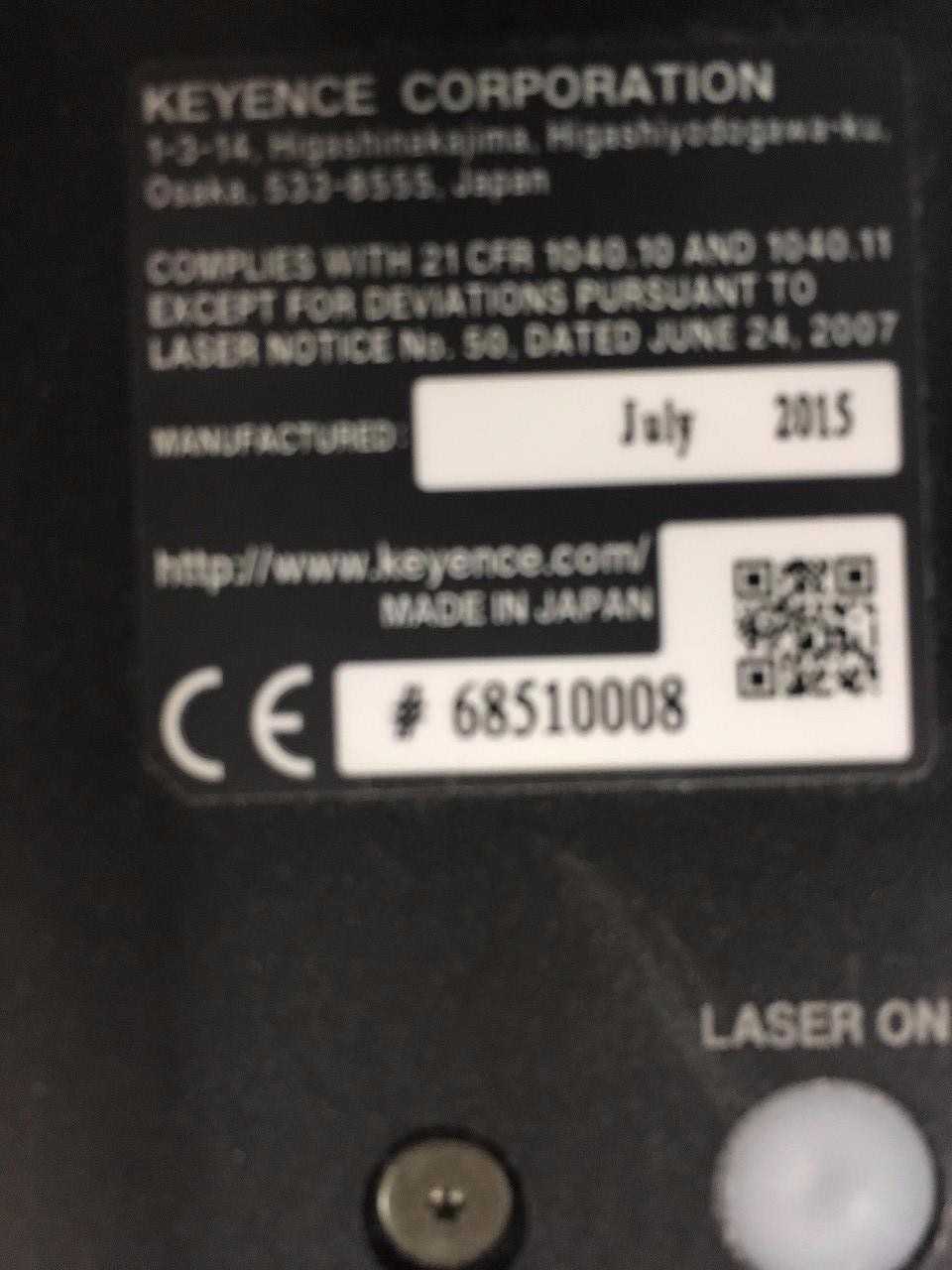 Keyence  LJ-V7300 laser sensors - MISCELLANEOUS