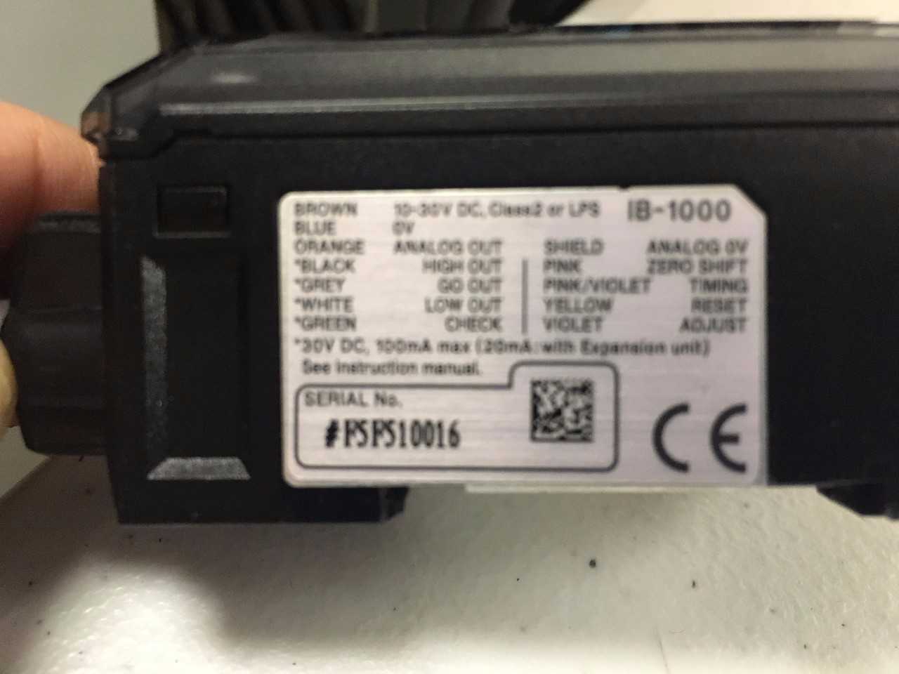 Keyence IB-1000 - MISCELLANEOUS