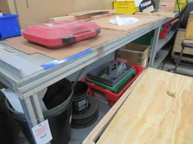 Aluminum Table and Contents - MISCELLANEOUS
