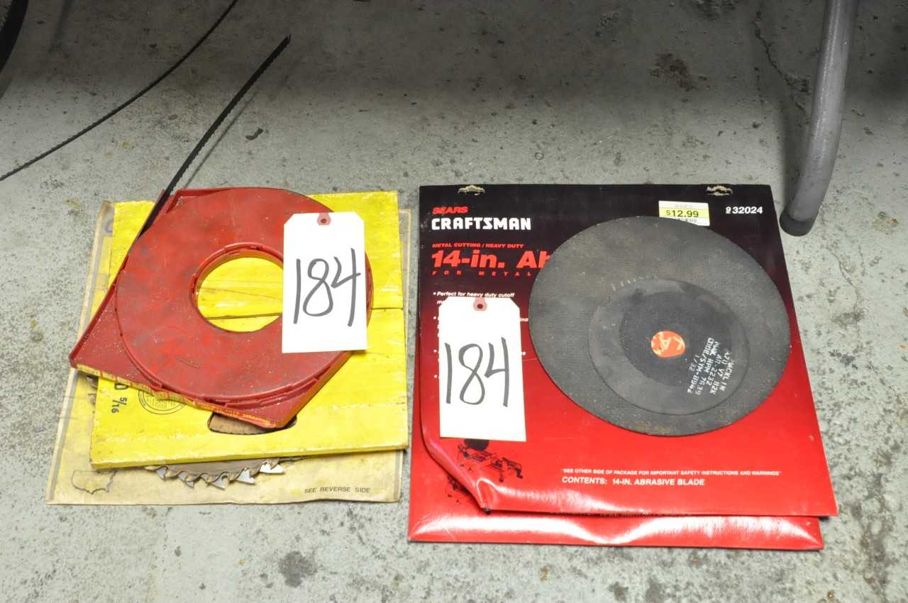 Circular Saw Blades and Abrasive Saw Blades in 2 Stacks - ELECTRIC POWER TOOLS