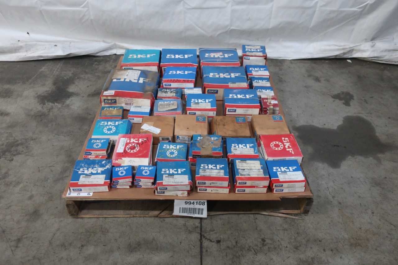 PALLET OF ASSORTED SKF ROLLER BEARINGS - BEARINGS