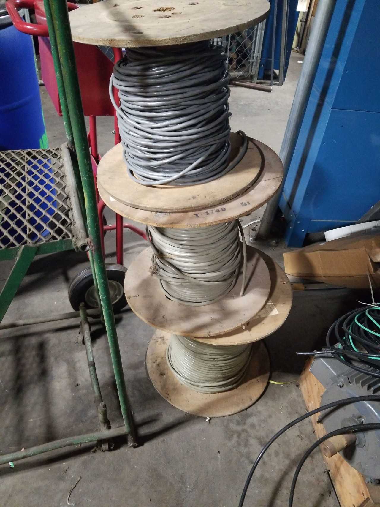 COPPER WIRES ON BOTTOM SECTION OF RACKING - MISCELLANEOUS