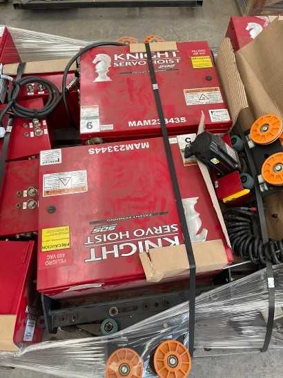 Knight Servo Hoist and Tracks - LIFTING EQUIPMENT