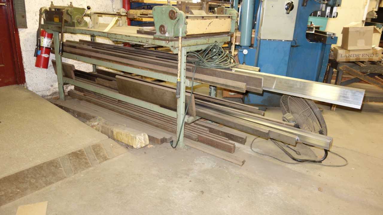 CONTENTS OF SHELVING AND FLOOR, ASSORTED STEEL PRESS BRAKE DIES