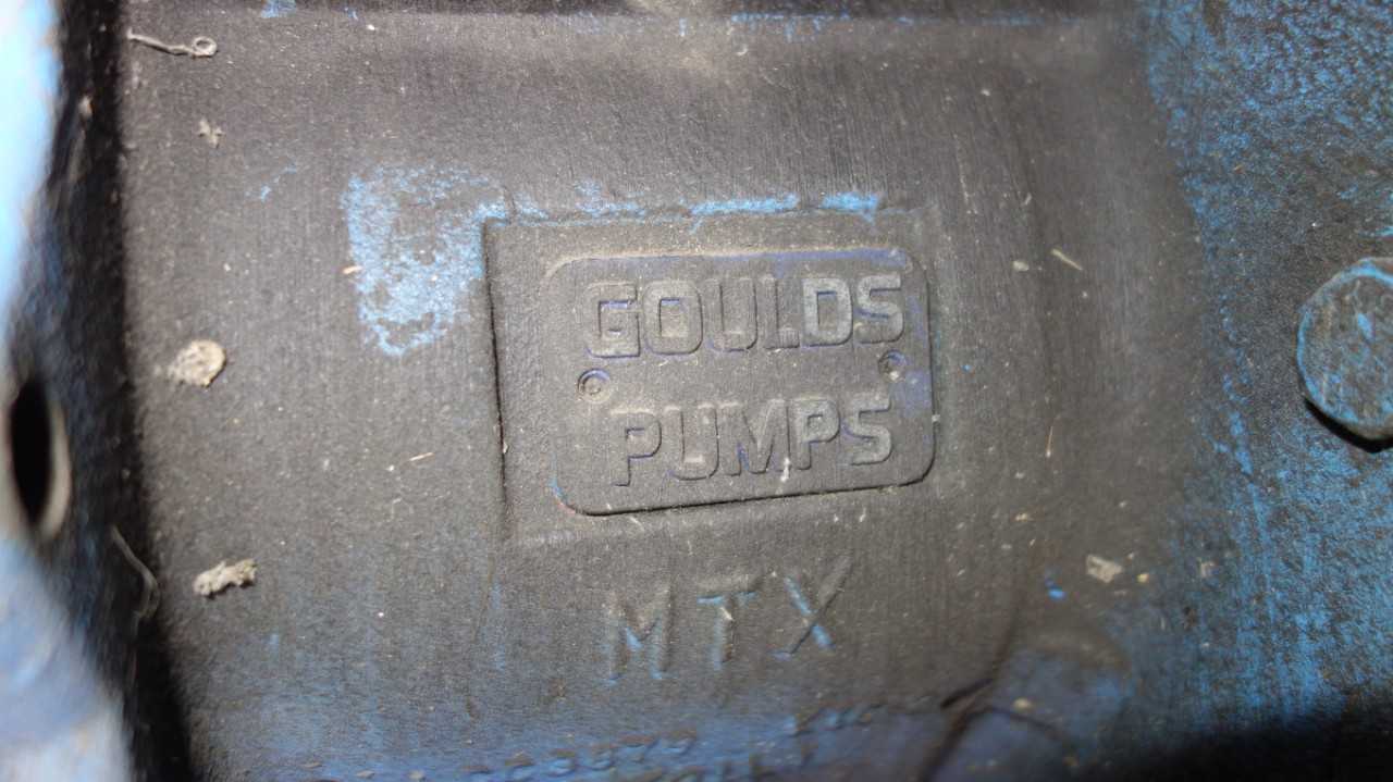 GOULDS 3196 MTX 1.50X30-13 STAINLESS CENTRIFUGAL PUMP MOTOR - CENTRIFUGAL PUMP
