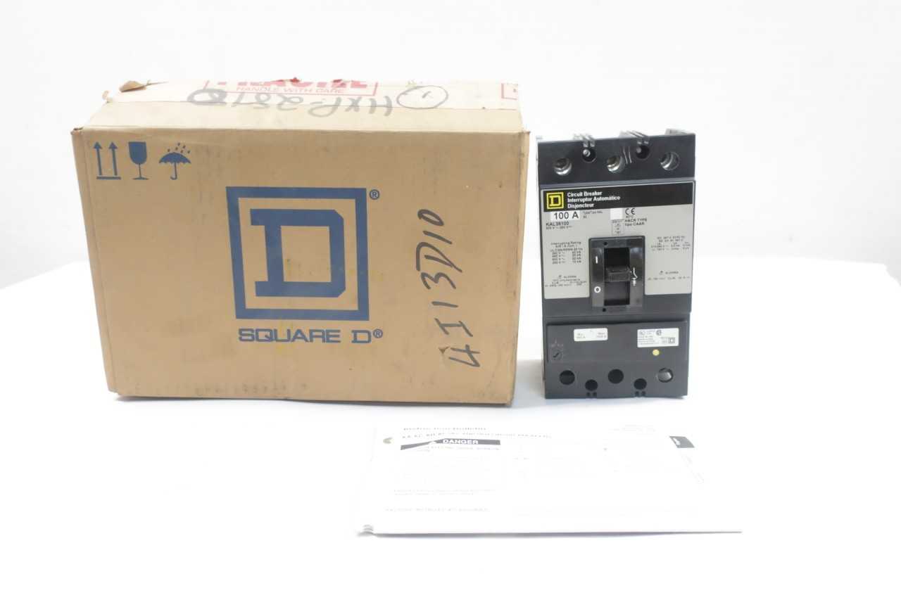 SQUARE D KAL36100 MOLDED CASE CIRCUIT BREAKER 3P 100A 600V-AC - CIRCUIT BREAKERS