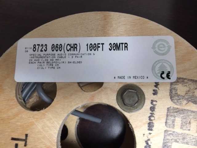 Extension Cords and Audio Communications Cable Reel - MISCELLANEOUS