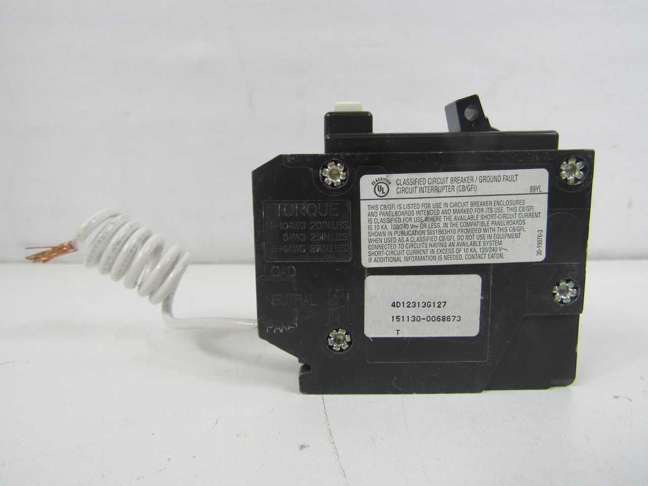 Lot of Quantity 3x CL120GFT MCB/Residential Circuit Breaker - CIRCUIT BREAKERS