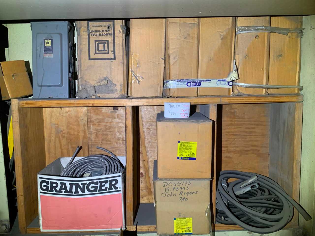 LOT OF SWITCHES AND STARTERS - ELECTRICAL COMPONENTS