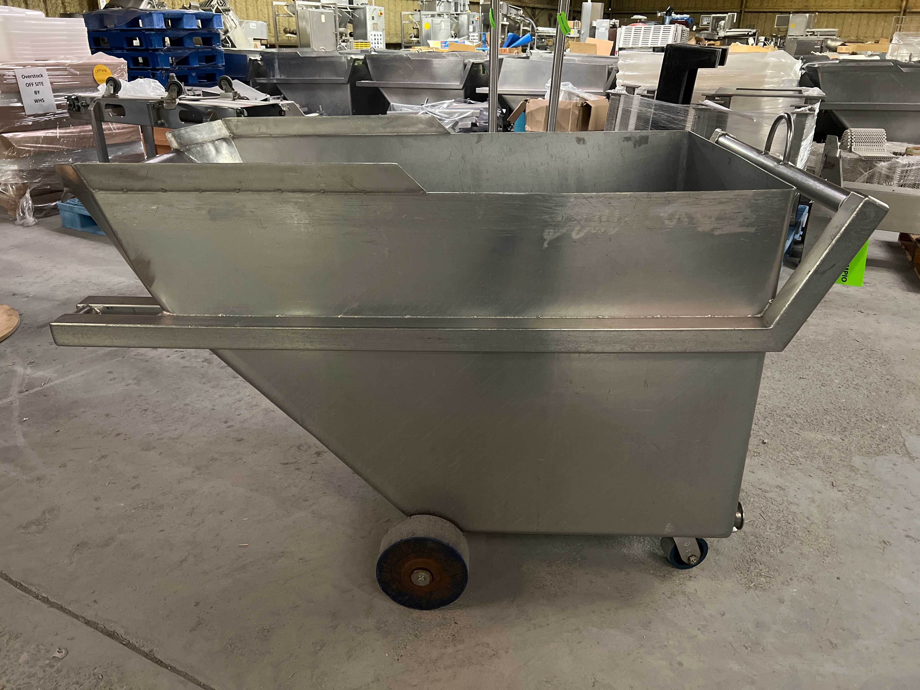 Stainless Steel Dump Cart Hopper