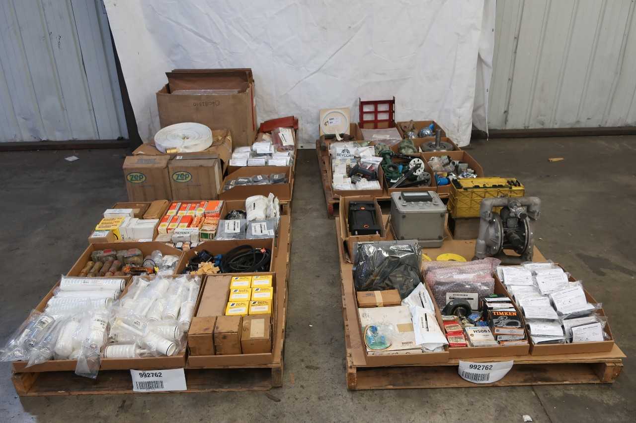 4 PALLETS OF ASSORTED MRO - INDUSTRIAL PARTS