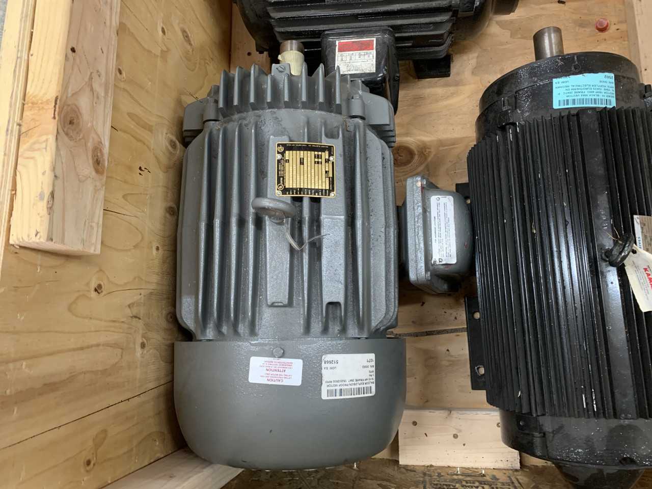 LOT OF 3 NEW ELECTRIC MOTORS 15HP, 20HP MARATHON, EUROTHERM ETC. - MISCELLANEOUS