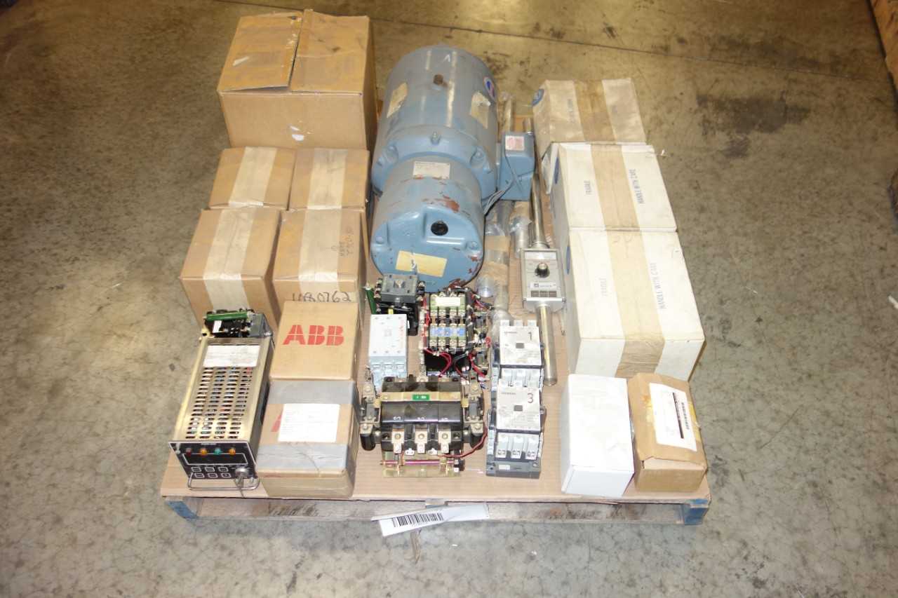 1 PALLET OF ASSORTED AC MOTOR, CIRCUIT BREAKERS, CONTACTORS - CIRCUIT BREAKERS