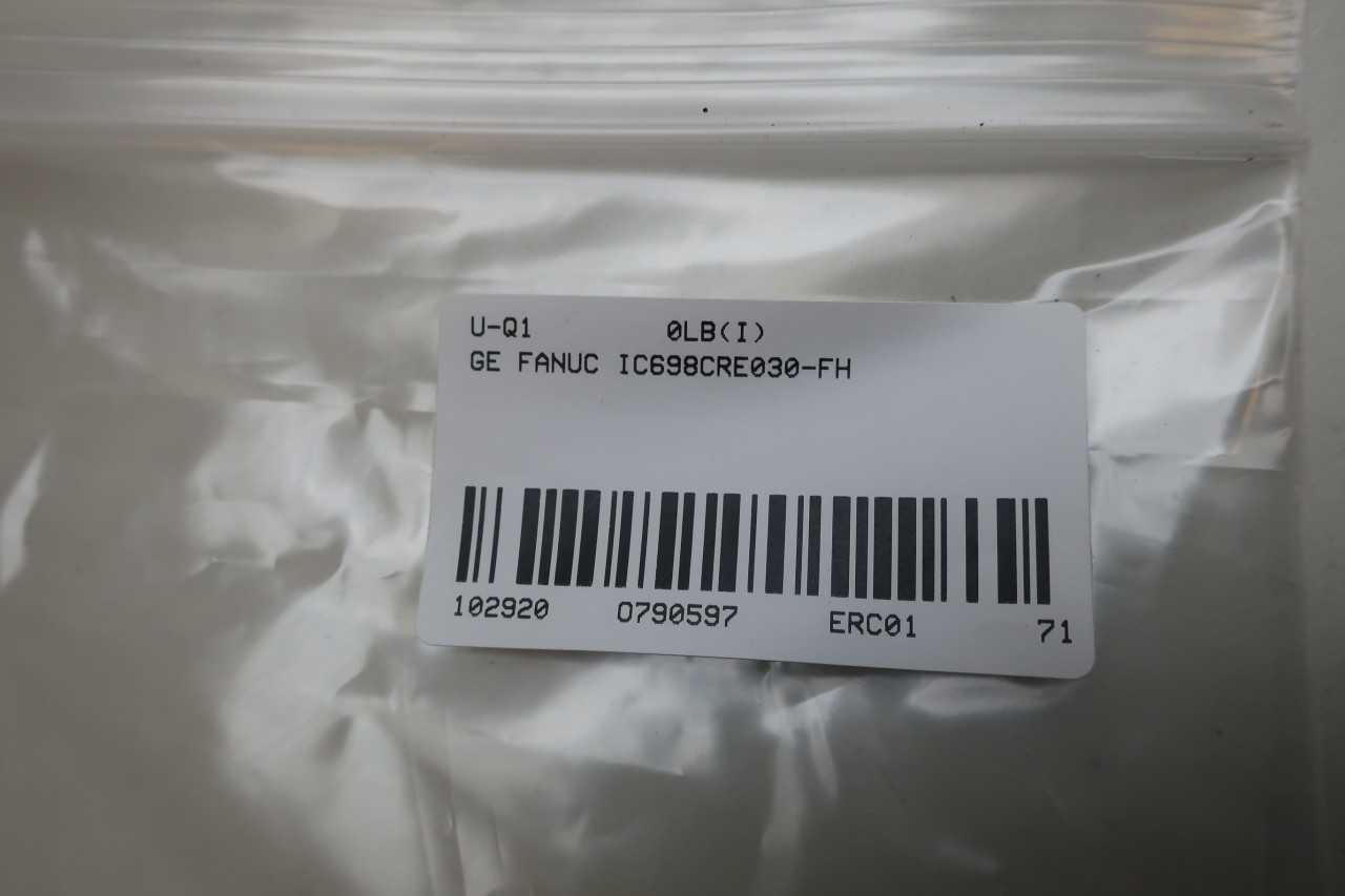 GE FANUC IC698CRE030FH RX7I 600MHZ REDUDANT CPU W ETHERNET PROCESSOR MODULE - AUTOMATION & CONTROLS