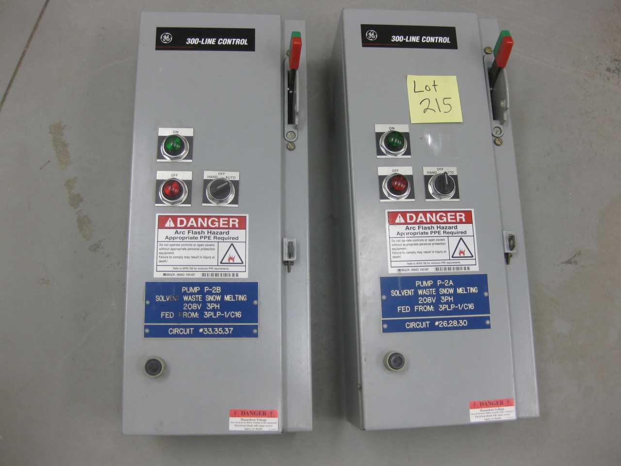 GE DISCONNECT SWITCH 7A BREAKERS SIZE 1 STR QTY 2 - DISCONNECT SWITCHES