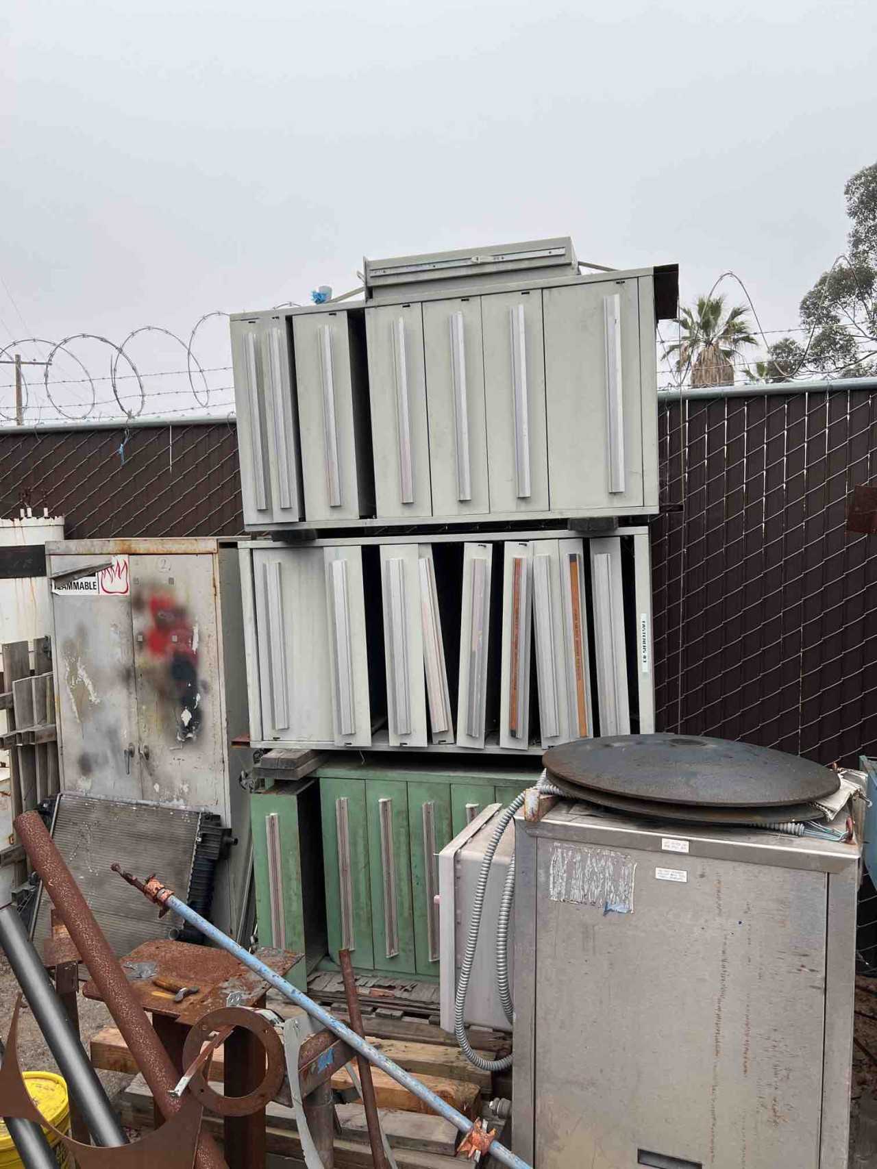 Lot of Vidmar Cabinets, Metal & Chiller - MATERIAL HANDLING