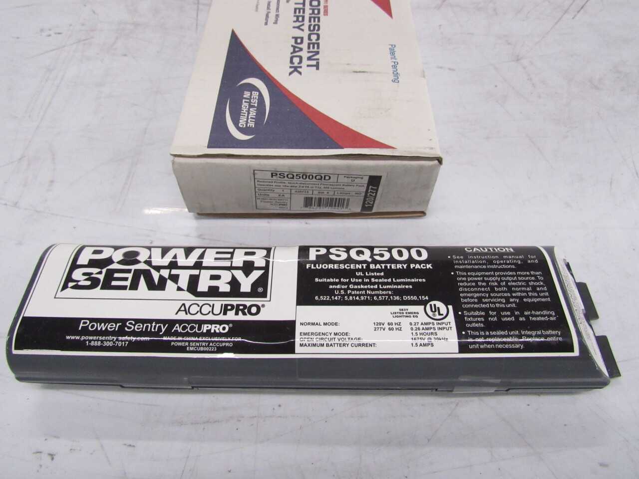 Quantity of 10x PSQ500QD Batteries - ELECTRICAL COMPONENTS