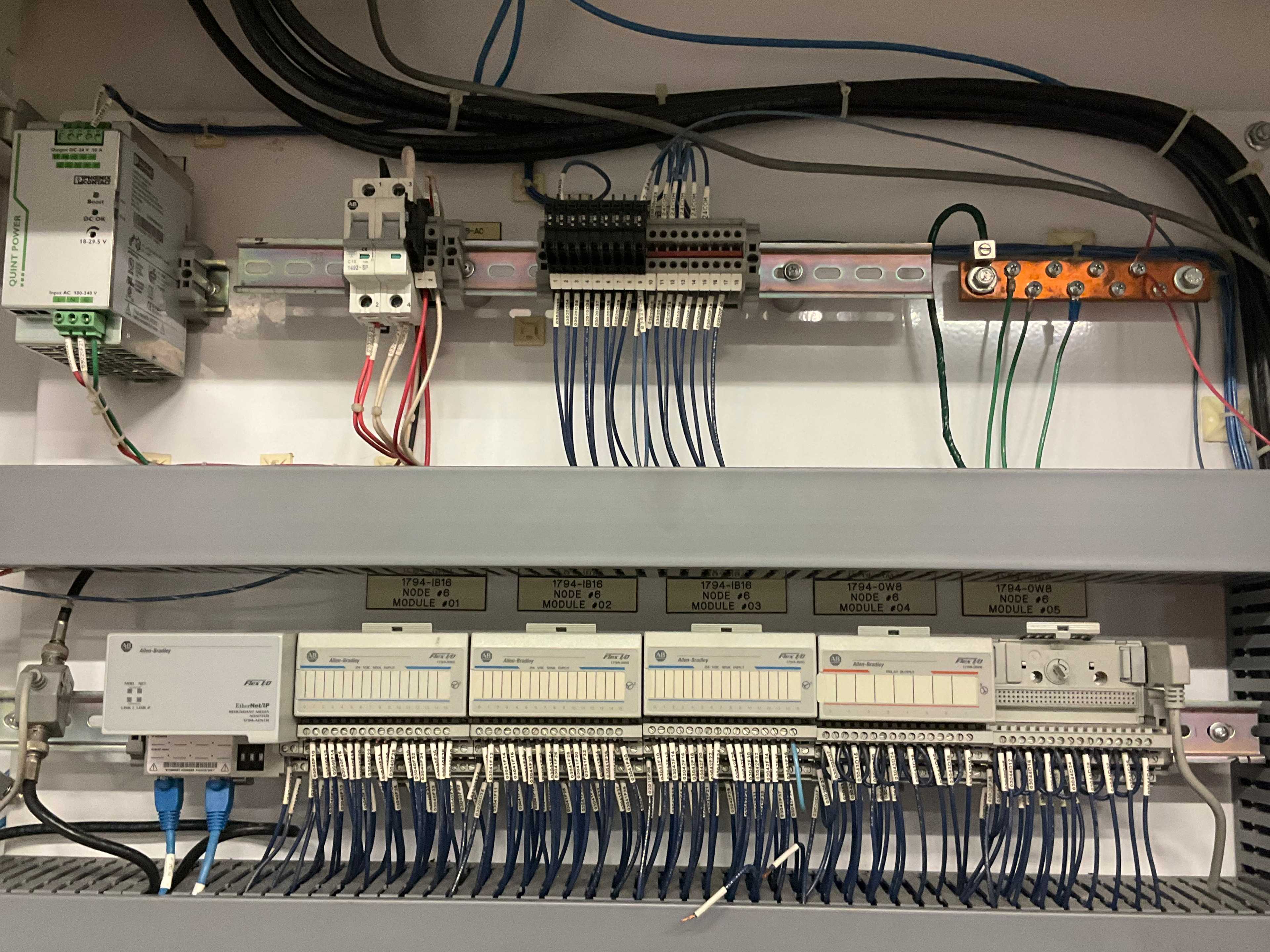 QTY 2 - CONTROL CABINETS WITH ALLEN BRADLEY CONTROLS - CONTROL CABINETS
