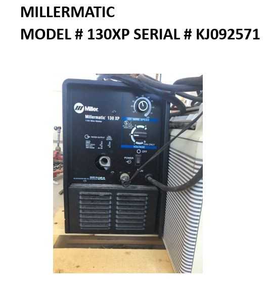 Millermatic 130XP Welder - WELDING EQUIPMENT
