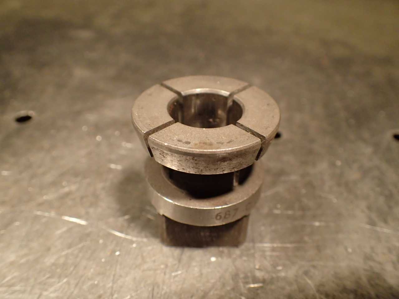 Ziegler 3LX-687C Square Drive Tap Collet 1/2" Pipe FL Tool 3-TC-687 TA3-687C LX3 - HOLEMAKING TOOLS