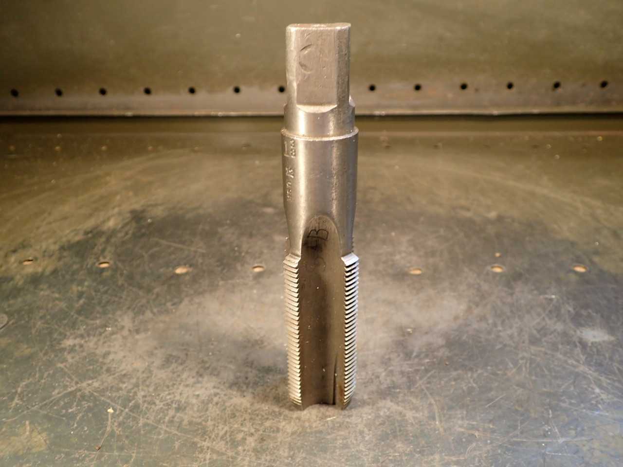 Winter 1-3/8" -12 USF Hand Thread Tap: 4-Flute, 2-7/8" Long Flutes, 6" OAL, USA - MACHINING ACCESSORIES & TOOLING