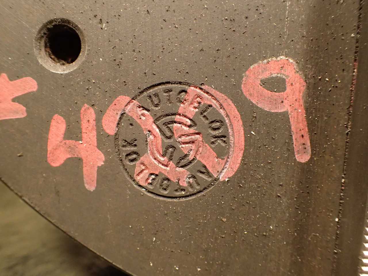Autoblok 12013122 12" CNC Power Lathe Chuck: 2-1/2" Thru Hole, Plain Back - HOLEMAKING TOOLS