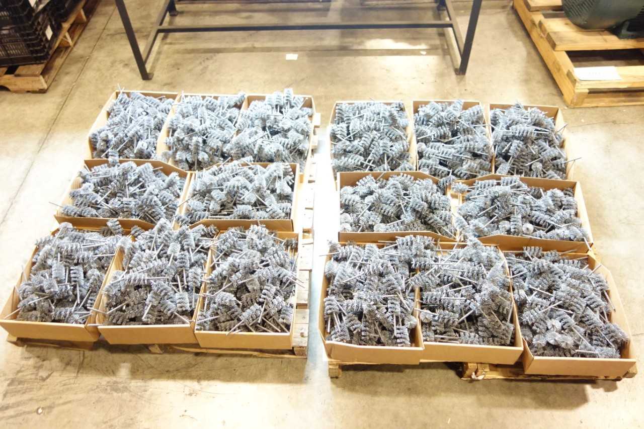 2 PALLETS OF ABRASIVE BRUSHES - ELECTRICAL COMPONENTS