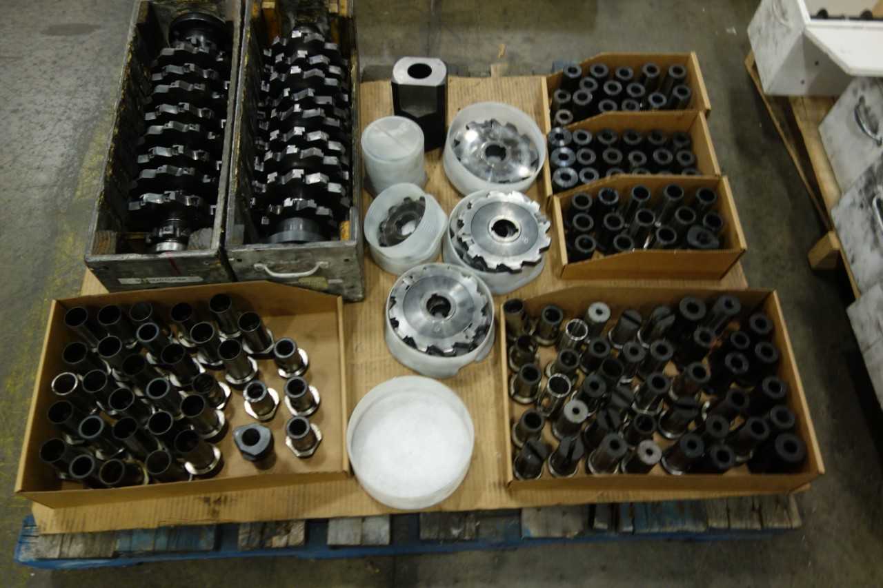 1 PALLET OF ASSORTED SECO CUTTERS  COLLETS  MACHINING MILLING TOOLS - ELECTRIC POWER TOOLS