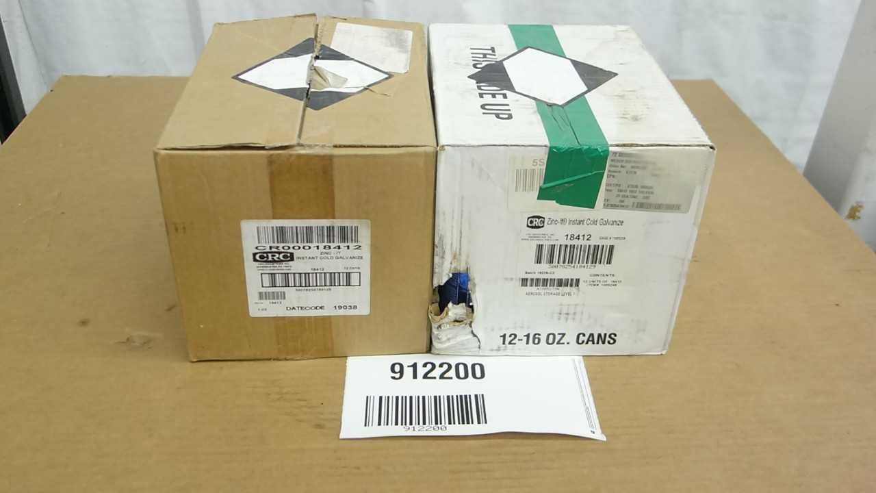 2 CASES OF CRC ZINC-IT INSTANT COLD GALVANIZE SPRAY - PLANT & FACILITY