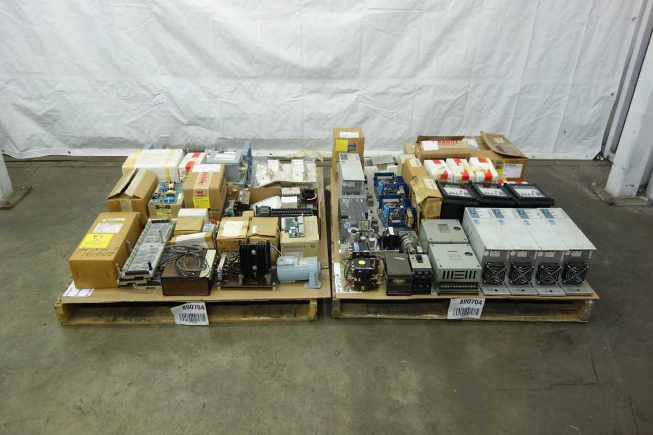 2 PALLETS OF ASSORTED ELECTRICAL CONTROLS - ELECTRICAL COMPONENTS