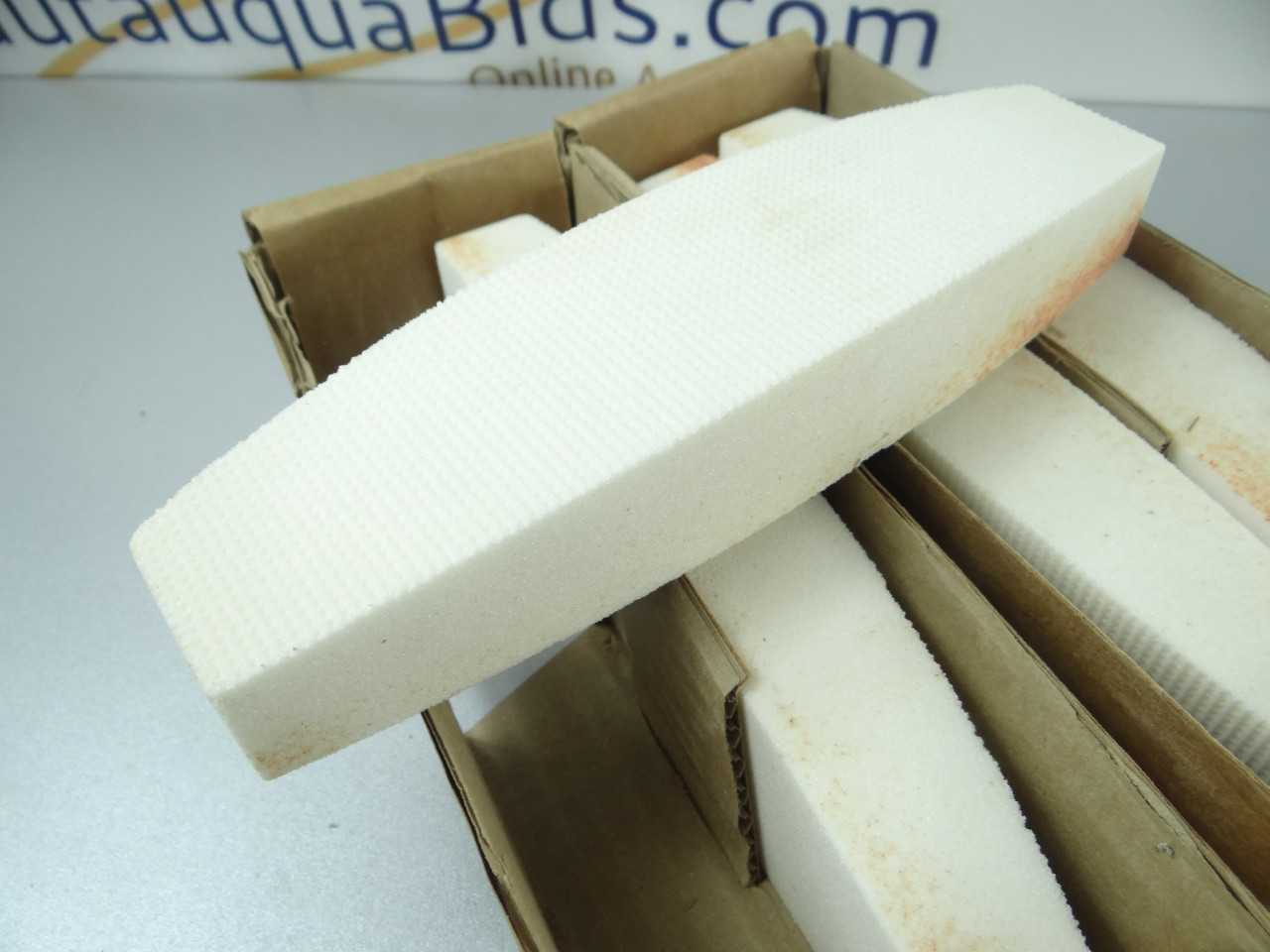 Lot of 4 NEW White Abrasive Mold Boat Stones 60 Grit - GRINDING WHEELS