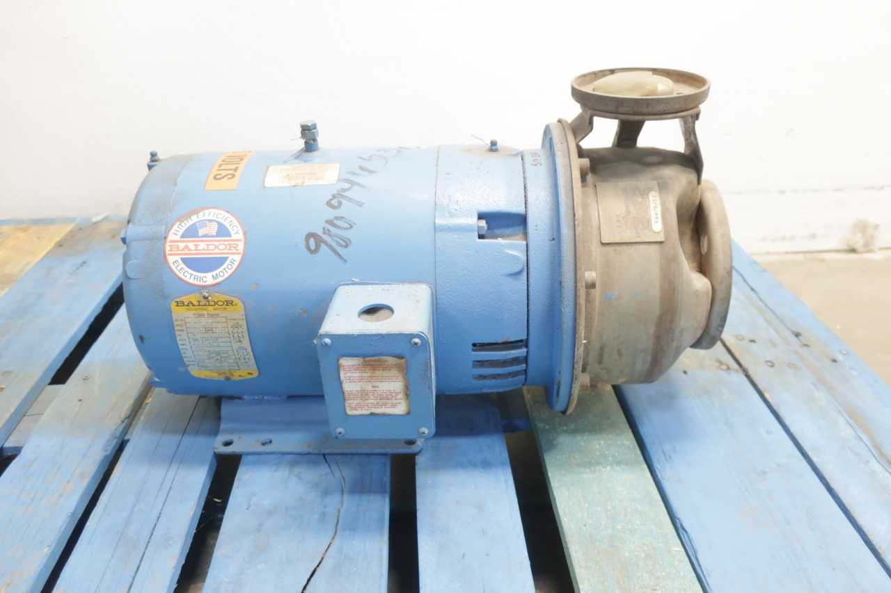 GOULDS STAINLESS 1IN 10HP 2IN 208-230/460V-AC CENTRIFUGAL PUMP - CENTRIFUGAL PUMP GOULDS STAINLESS 1IN 10HP 2IN 208-230/460V-AC CENTRIFUGAL PUMP - CENTRIFUGAL PUMP