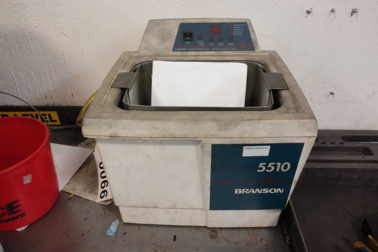 Branson 5510R-DTH Ultrasonic parts cleaner, 2.5gal - PROCESS EQUIPMENT