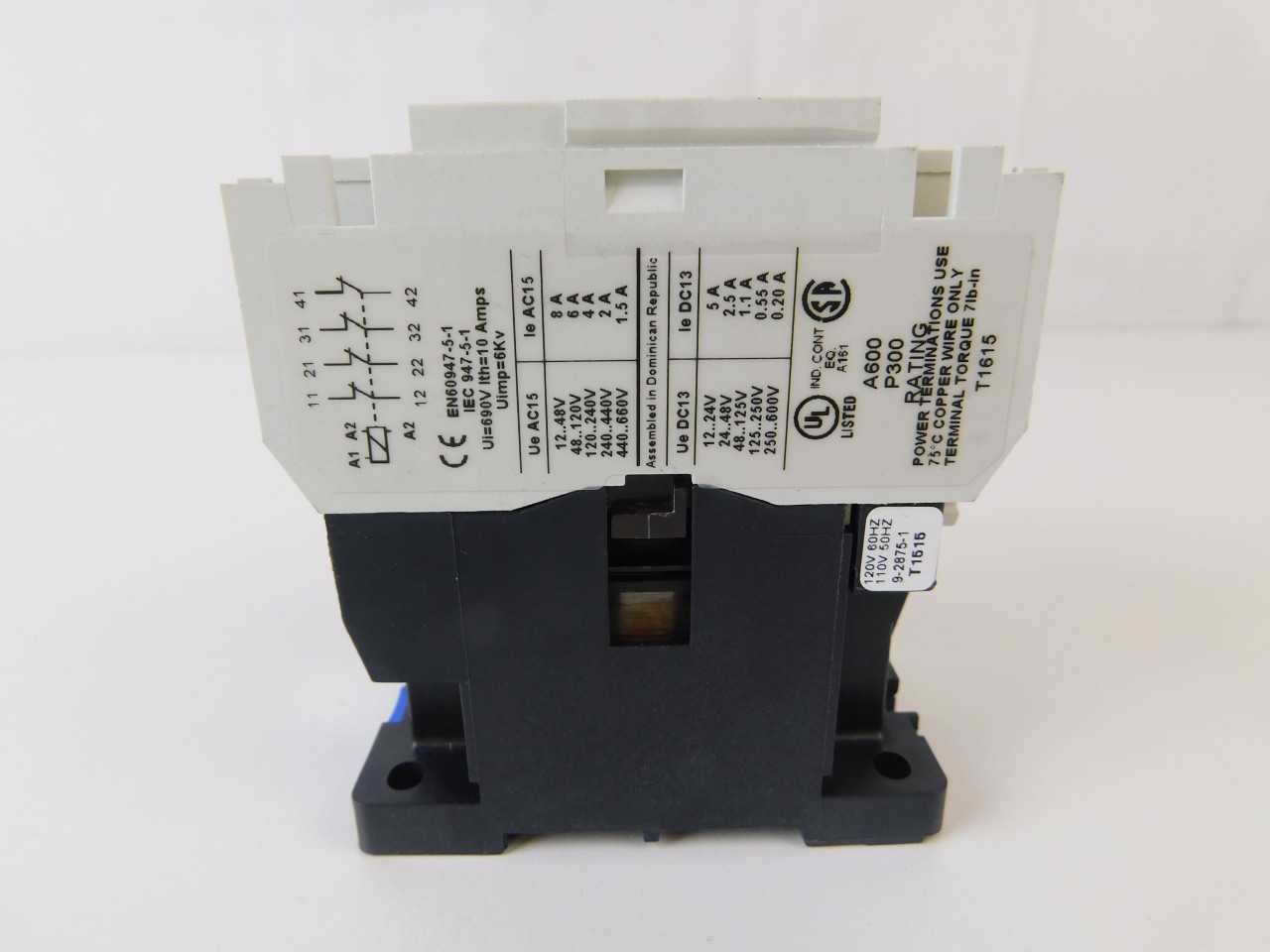 Quantity 21 of Eaton D15CR04AB Relay 4P 60A 600V - AUTOMATION & CONTROLS