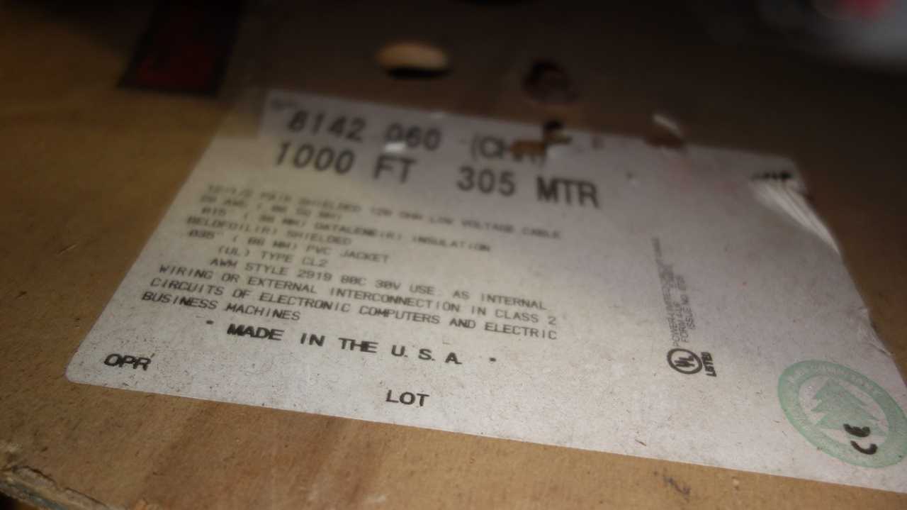 LOT OF ASSORTED SPOOLS OF WIRE - ELECTRICAL COMPONENTS