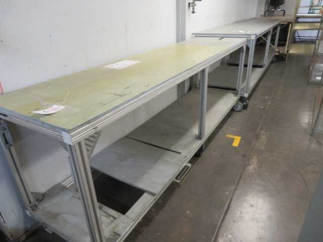 Aluminum Table on wheels - MISCELLANEOUS