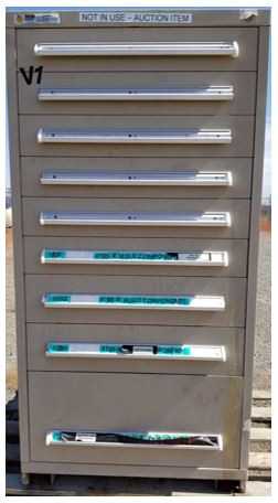 Lot of (2) Vidmar Cabinets - TOOL STORAGE