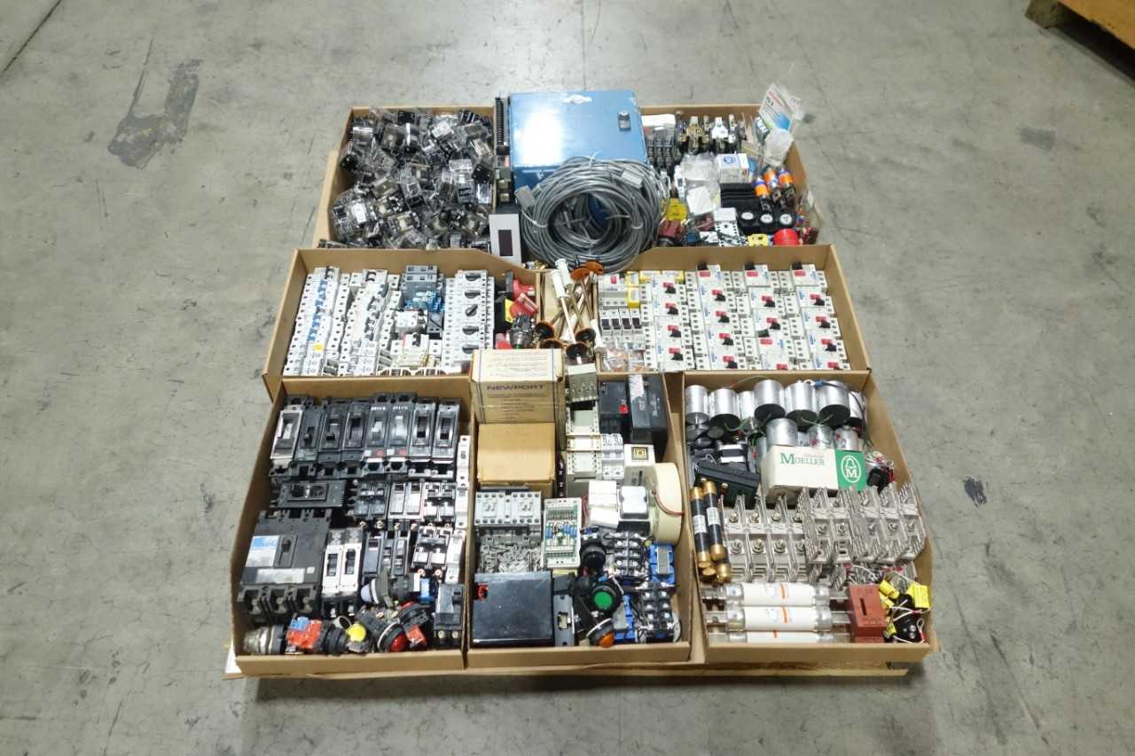 PALLET OF ASSORTED ELECTRICAL - ELECTRICAL COMPONENTS