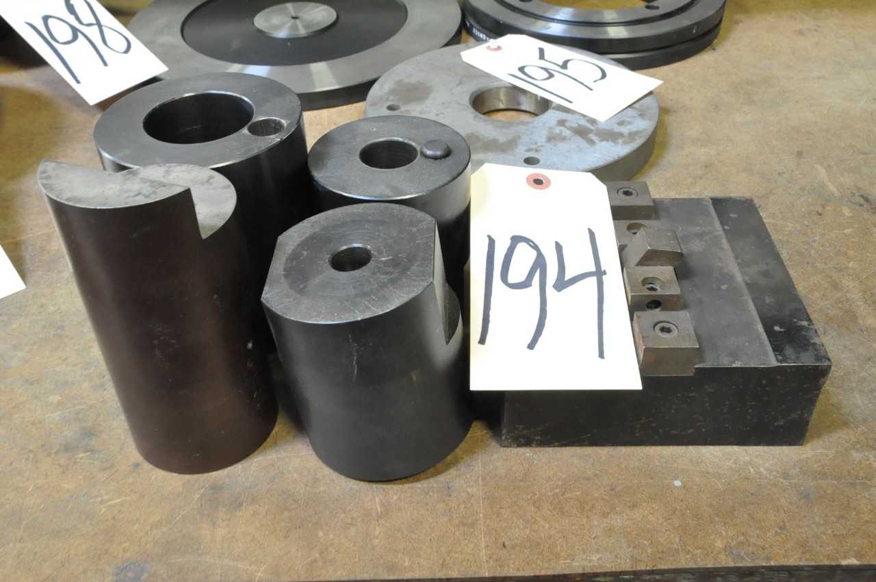 Lot-(1) Riser Plate with (4) Adaptors - PROCESS EQUIPMENT