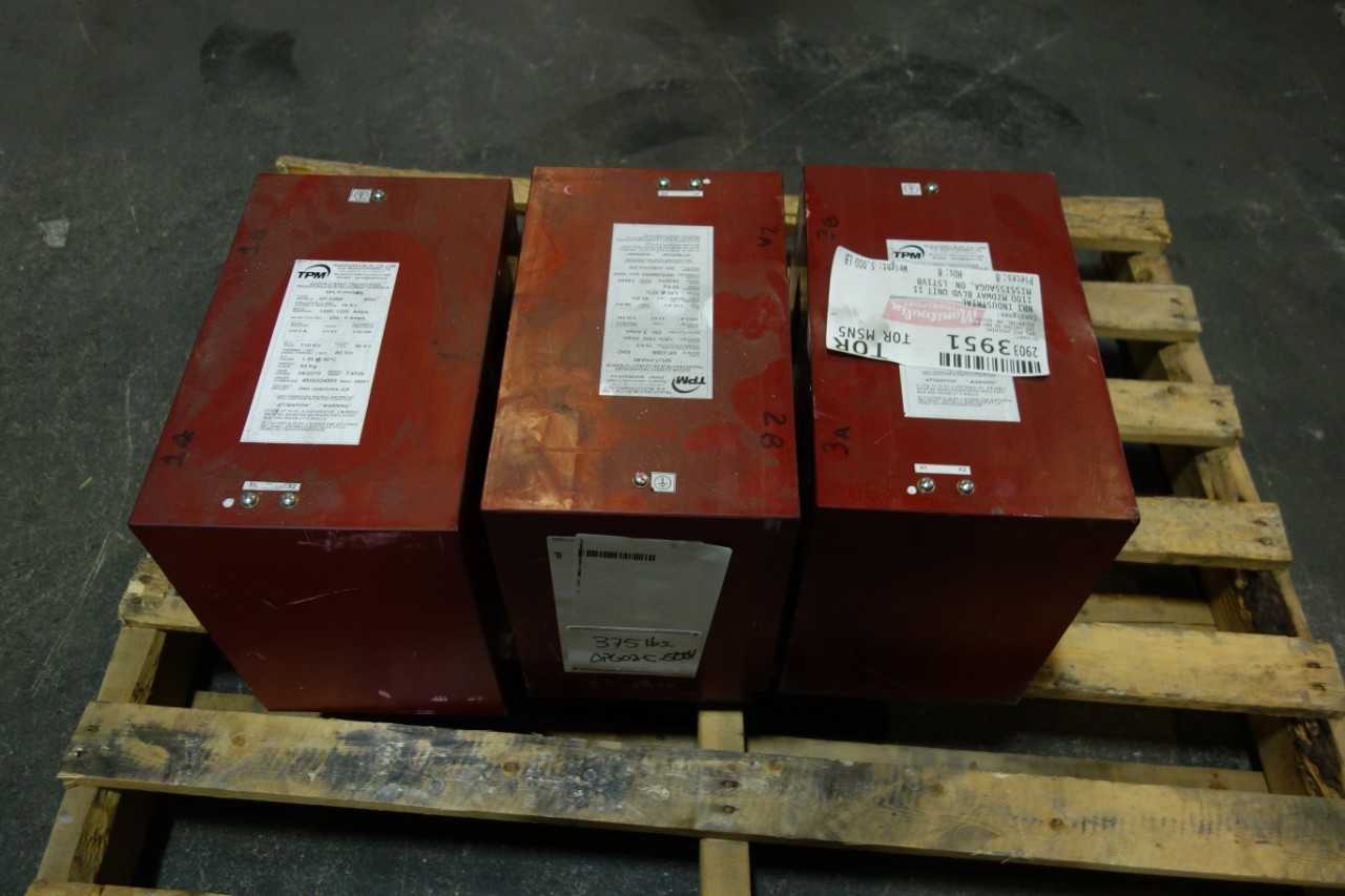 LOT OF 3 TPM SP 338B 250 5A 15KV AC CURRENT TRANSFORMER - CONTROL TRANSFORMERS