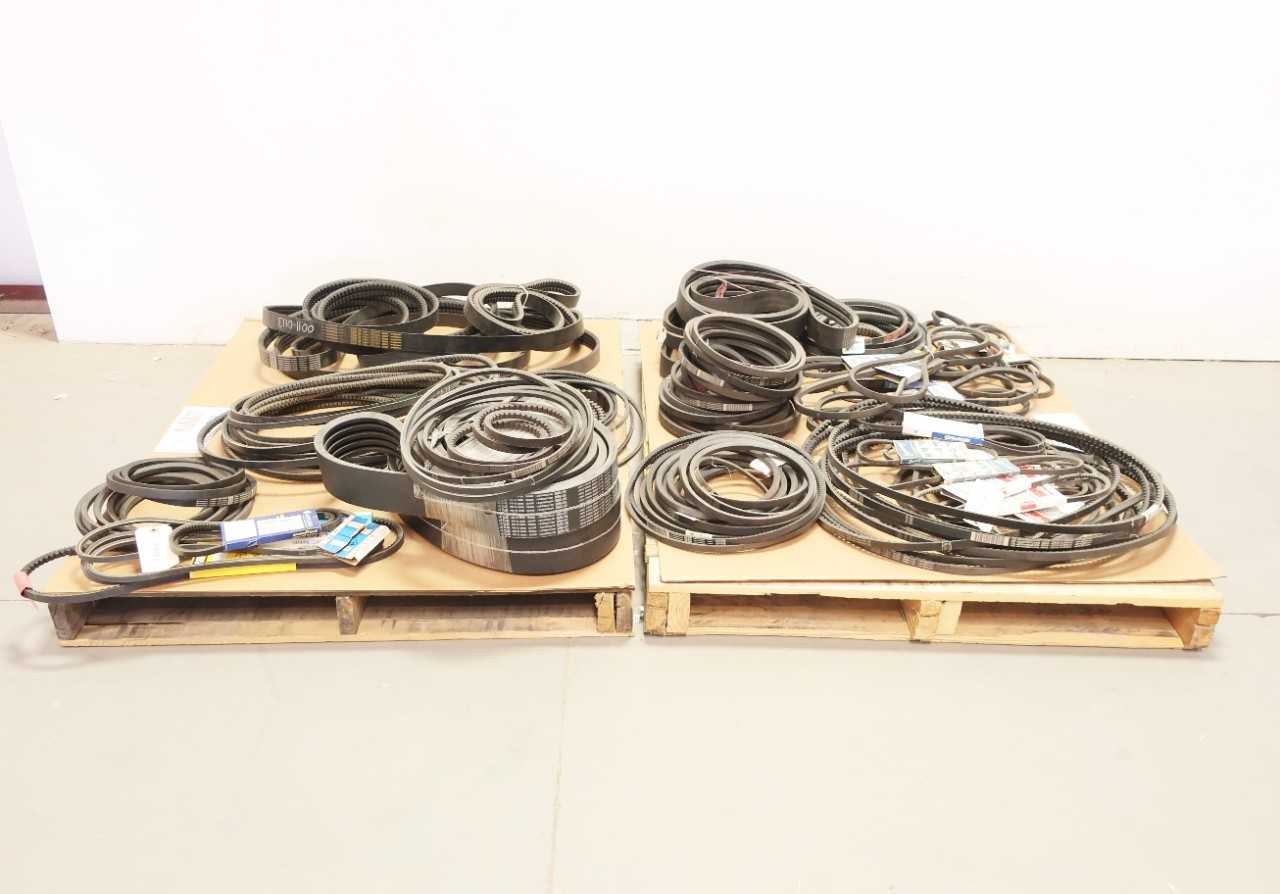 2 PALLETS OF ASSORTED POWER TRANSMISSION BELTS - POWER TRANSMISSION