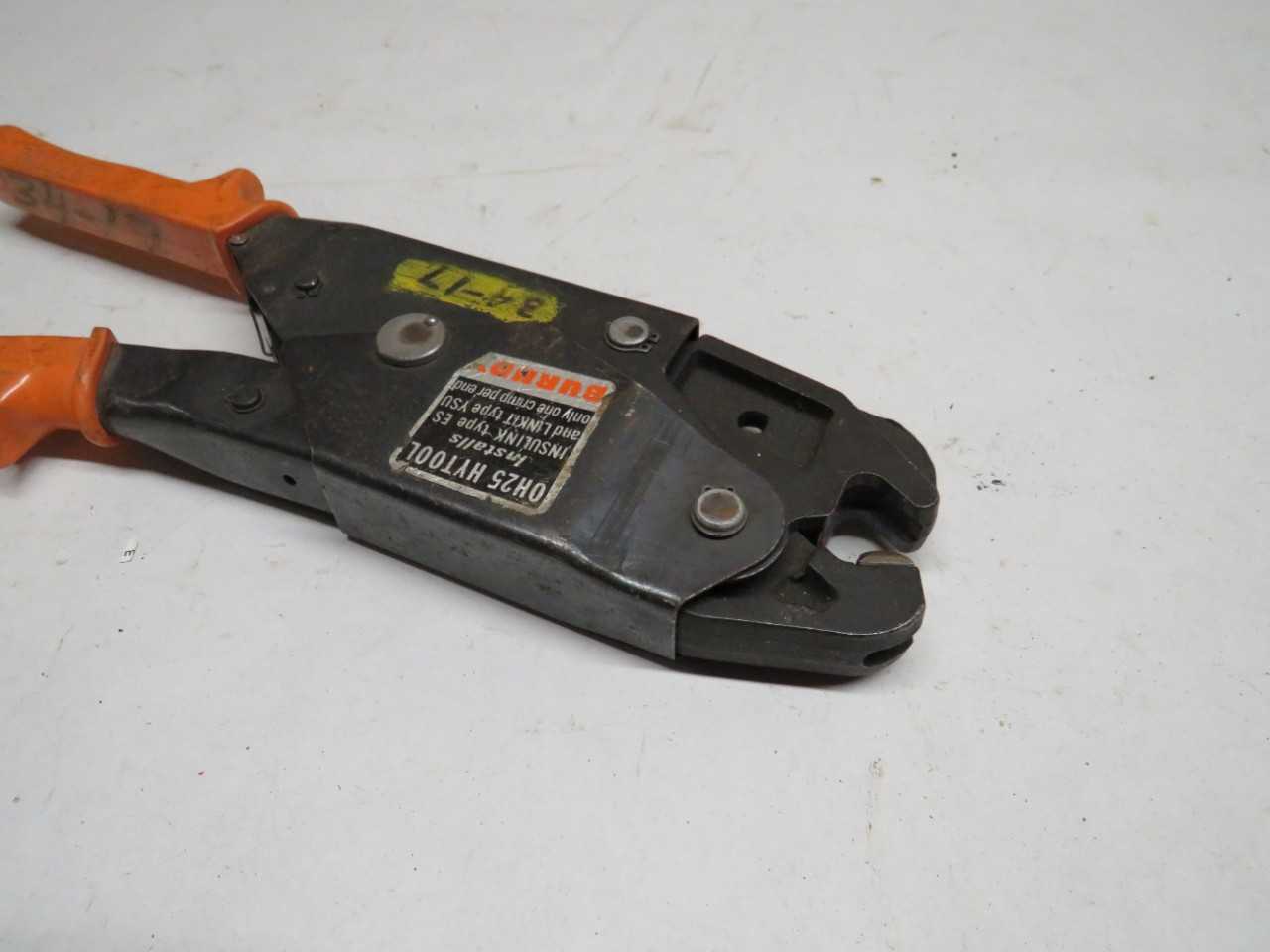 LOT OF 5 ASSORTED CRIMPING TOOLS - ELECTRIC POWER TOOLS